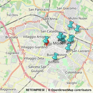 Mappa Strada San Faustino, 41124 Modena MO, Italia (1.71)
