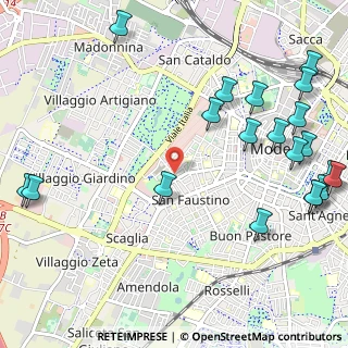 Mappa Strada San Faustino, 41124 Modena MO, Italia (1.5)