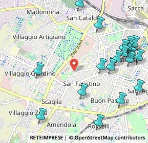 Mappa Strada San Faustino, 41124 Modena MO, Italia (1.349)