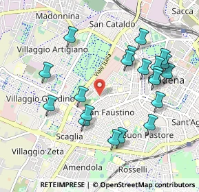 Mappa Strada San Faustino, 41124 Modena MO, Italia (1.03)