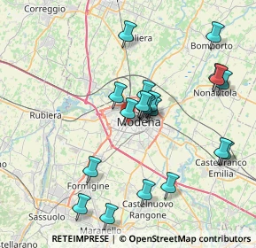 Mappa Strada San Faustino, 41124 Modena MO, Italia (7.652)