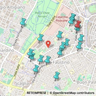 Mappa Strada San Faustino, 41124 Modena MO, Italia (0.5705)