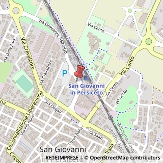 Mappa Via Astengo, 15, 40017 San Giovanni in Persiceto, Bologna (Emilia Romagna)