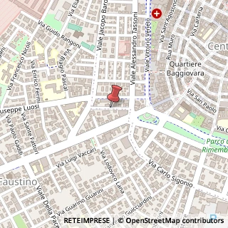 Mappa Via Orazio Vecchi, 29, 41124 Modena, Modena (Emilia Romagna)