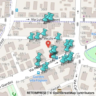 Mappa Via Orazio Vecchi, 41121 Modena MO, Italia (0.05333)