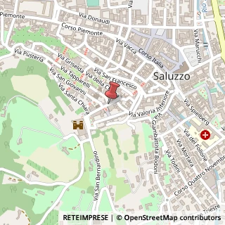 Mappa Salita al Castello, 18, 12037 Saluzzo, Cuneo (Piemonte)