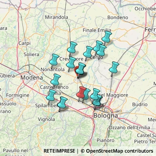 Mappa Via Astengo, 40017 San Giovanni in Persiceto BO, Italia (11.3635)