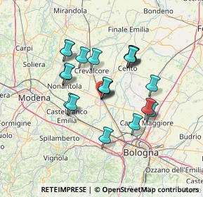 Mappa Via Astengo, 40017 San Giovanni in Persiceto BO, Italia (11.4355)