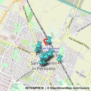 Mappa Via Astengo, 40017 San Giovanni in Persiceto BO, Italia (0.3785)