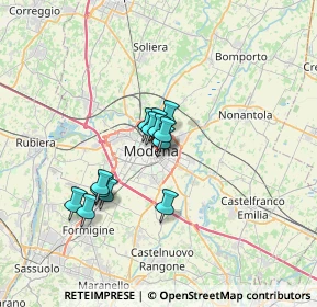 Mappa Via J.Peri, 41122 Modena MO, Italia (4.67692)