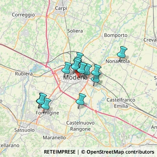 Mappa Via J.Peri, 41122 Modena MO, Italia (5.15308)