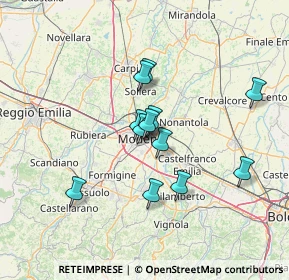 Mappa Via J.Peri, 41122 Modena MO, Italia (10.91417)