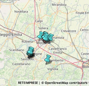 Mappa Via J.Peri, 41122 Modena MO, Italia (9.1315)