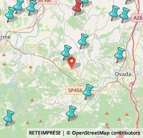 Mappa SP 456 del Turchino, 15010 Cremolino AL, Italia (6.58067)