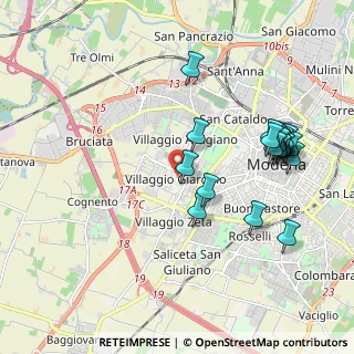 Mappa Via Luigi Pasteur, 41126 Modena MO, Italia (2.124)