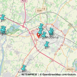 Mappa Via Rondelli Germiniano, 41126 Modena MO, Italia (4.91818)