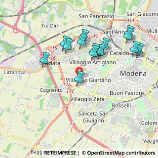 Mappa Via Rondelli Germiniano, 41126 Modena MO, Italia (2.02643)