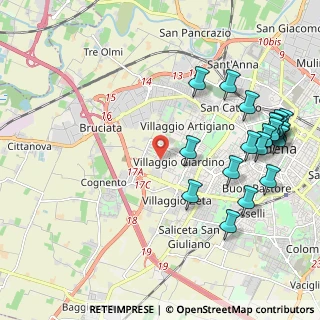 Mappa Via Rondelli Germiniano, 41126 Modena MO, Italia (2.5855)
