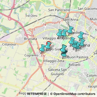 Mappa Via Rondelli Germiniano, 41126 Modena MO, Italia (1.70143)