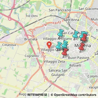 Mappa Via Rondelli Germiniano, 41126 Modena MO, Italia (2.10455)