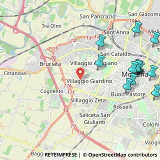Mappa Via Rondelli Germiniano, 41126 Modena MO, Italia (3.00308)