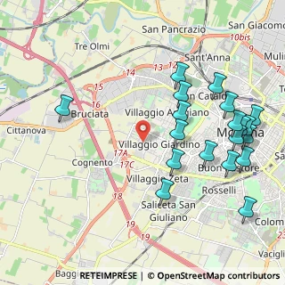 Mappa Via Rondelli Germiniano, 41126 Modena MO, Italia (2.42737)