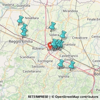 Mappa Via Rondelli Germiniano, 41126 Modena MO, Italia (13.08091)