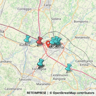 Mappa Via Rondelli Germiniano, 41126 Modena MO, Italia (5.57636)