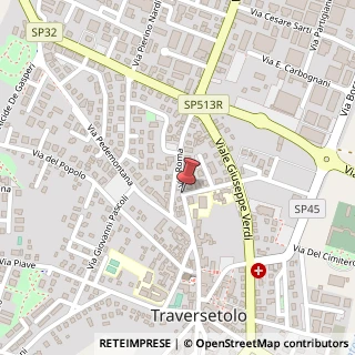 Mappa Via roma 32, 43029 Traversetolo, Parma (Emilia Romagna)