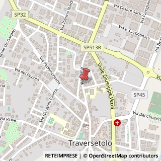 Mappa Via Roma, 10, 43029 Traversetolo, Parma (Emilia Romagna)