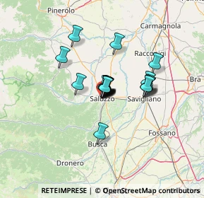 Mappa Via Monsignore Savio, 12037 Saluzzo CN, Italia (7.7905)