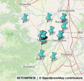 Mappa Via Monsignore Savio, 12037 Saluzzo CN, Italia (9.14111)