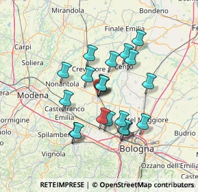 Mappa Via Bertoldo, 40017 San Giovanni In Persiceto BO, Italia (11.371)