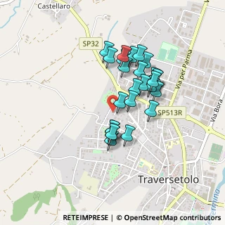 Mappa Via Alcide De Gasperi, 43029 Traversetolo PR, Italia (0.35926)