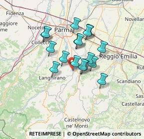 Mappa Via Alcide De Gasperi, 43029 Traversetolo PR, Italia (10.28765)