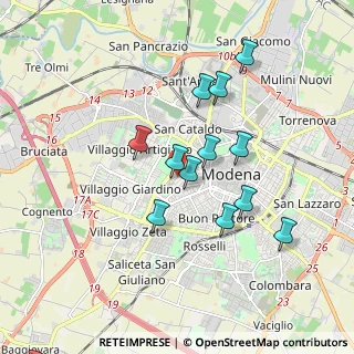 Mappa Via Bartolomeo Bonasia, 41124 Modena MO, Italia (1.47077)