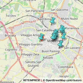 Mappa Via Bartolomeo Bonasia, 41124 Modena MO, Italia (1.52571)