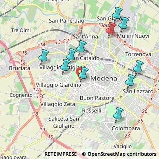 Mappa Via Bartolomeo Bonasia, 41124 Modena MO, Italia (2.21182)