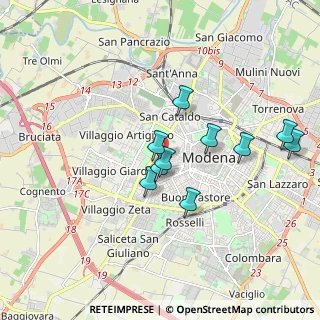 Mappa Via Bartolomeo Bonasia, 41124 Modena MO, Italia (1.88)