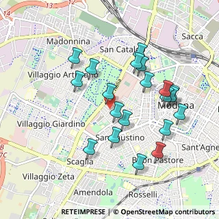 Mappa Via Bartolomeo Bonasia, 41124 Modena MO, Italia (0.94)