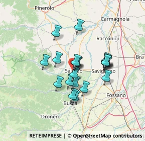 Mappa Via Pusterla, 12037 Saluzzo CN, Italia (10.6325)