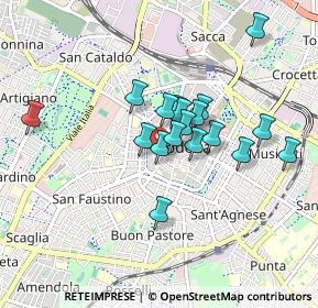 Mappa Via Stella, 41121 Modena MO, Italia (0.69278)