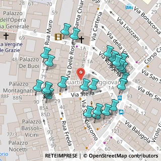 Mappa Via San Giacomo, 41121 Modena MO, Italia (0.0636)