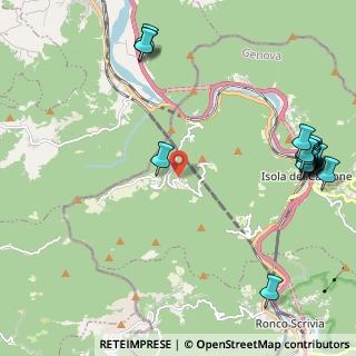 Mappa Località Pinceto, 16017 Isola del Cantone GE, Italia (2.978)