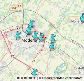 Mappa Ipercoop I Portali, 41122 Modena MO, Italia (3.97182)
