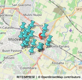 Mappa Ipercoop I Portali, 41122 Modena MO, Italia (1.3625)