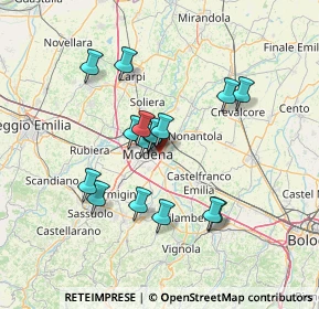 Mappa Ipercoop I Portali, 41122 Modena MO, Italia (11.91688)