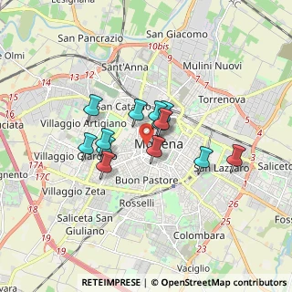 Mappa 41100 Modena MO, Italia (1.23231)