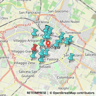 Mappa 41100 Modena MO, Italia (1.272)