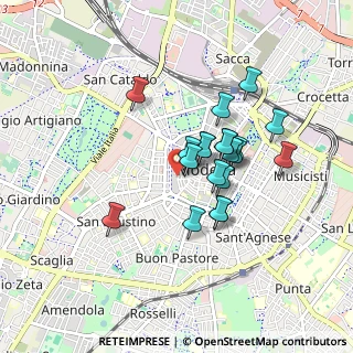 Mappa 41100 Modena MO, Italia (0.6975)